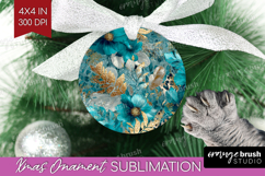 Turquoise Texture Ornament PNG - Glitter Background PNG Product Image 1