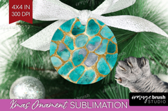 Turquoise Texture Ornament PNG - Glitter Background PNG Product Image 1