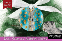 Turquoise Texture Ornament PNG - Glitter Background PNG Product Image 1