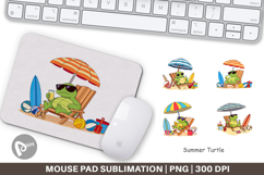 Mouse Pad Summer Turtle Product Image 1