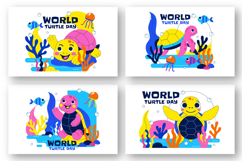 10 World Turtle Day Illustration Product Image 2