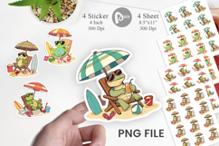 Summer Turtle Sticker Product Image 1