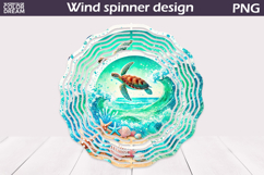 Sae Turtle Wind Spinner | Ocean Turtle Wind Spinner Product Image 1