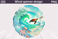Sae Turtle Wind Spinner | Ocean Turtle Wind Spinner Product Image 1