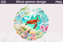 Sea Turtle Wind Spinner | Ocean Turtle Wind Spinner Product Image 1