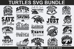 Turtles SVG Bundle - Turtles SVG Design, Turtles T-Shirt De Product Image 1