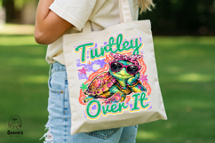 Sarcastic Turtley Over It Funny Turtle Summer Pun Sea Animal Product Image 2