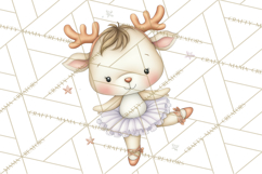 Pastel Animal Ballerinas Clipart PNG Ballet Animals Product Image 5