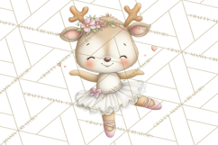 Pastel Animal Ballerinas Clipart PNG Ballet Animals Product Image 2