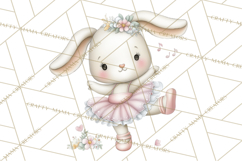 Pastel Animal Ballerinas Clipart PNG Ballet Animals Product Image 2