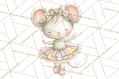 Pastel Animal Ballerinas Clipart PNG Ballet Animals Product Image 4