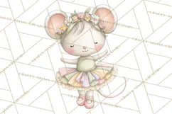Pastel Animal Ballerinas Clipart PNG Ballet Animals Product Image 4