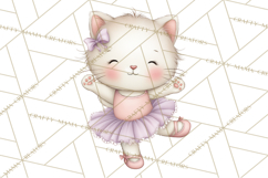 Pastel Animal Ballerinas Clipart PNG Ballet Animals Product Image 4