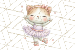 Pastel Animal Ballerinas Clipart PNG Ballet Animals Product Image 5
