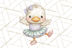Pastel Animal Ballerinas Clipart PNG Ballet Animals Product Image 4