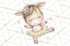 Pastel Animal Ballerinas Clipart PNG Ballet Animals Product Image 2