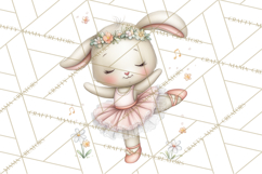 Pastel Animal Ballerinas Clipart PNG Ballet Animals Product Image 4