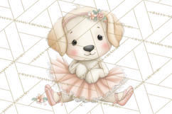 Pastel Animal Ballerinas Clipart PNG Ballet Animals Product Image 5