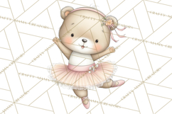 Pastel Animal Ballerinas Clipart PNG Ballet Animals Product Image 5