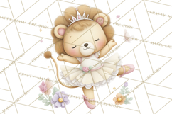 Pastel Animal Ballerinas Clipart PNG Ballet Animals Product Image 3