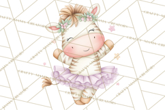 Pastel Animal Ballerinas Clipart PNG Ballet Animals Product Image 3