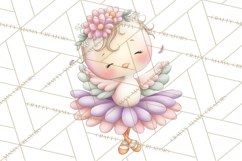 Pastel Animal Ballerinas Clipart PNG Ballet Animals Product Image 4