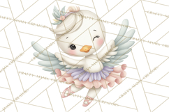 Pastel Animal Ballerinas Clipart PNG Ballet Animals Product Image 5