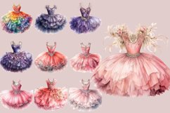 Tutu Ballet Dress | Watercolour Clipart PNG Product Image 2