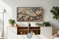 Frame Tv Art showing painting of flowers 