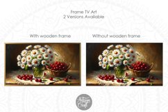 Flowers fruit Still life Frame TV art, Impressionist art Product Image 6