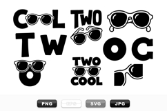 Cool Two Sunglasses Clipart Bundle For Summer Fun Product Image 1