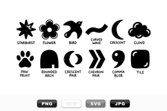 Minimalist Shape Icon Clipart Bundle for Creative Projects Product Image 1