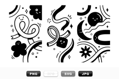 Hand Drawn Ribbon Charms Clipart Bundle for Crafts Product Image 1