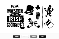 Irish St Patrick Day Clipart Set for Party Designs Product Image 1