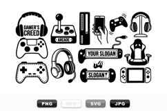 Gaming Gear Clipart Collection For Streamers And Players Product Image 1