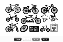 Vintage Bicycle Clipart Bundle For Outdoor Designs Product Image 1