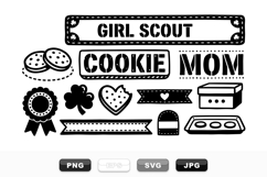 Girl Scout Cookie Mom Clipart Bundle for Crafts Product Image 1
