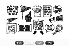 Bold Motivational Quote Clipart Set for Crafts Product Image 1