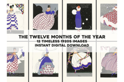 The Twelve Months of the Year Restored 1920s Image Bundle Product Image 1