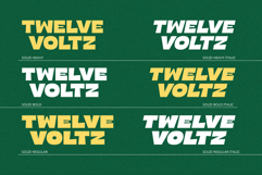Twelve Voltz - Solid and Rounded Font Product Image 4
