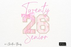 Pearls Girly Class of 2026 Senior PNG Front &amp; Back Designs Product Image 4
