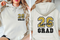 Twenty 26 Grad SVG Cut File | 2026 Graduation SVG Files Product Image 2