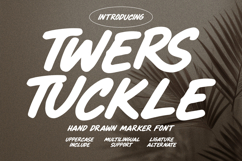 Twers Tuckle Hand Drawn Marker Font Product Image 1