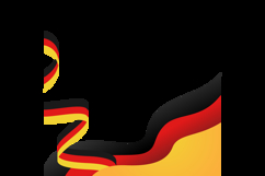 Twibbon background 2025 german unity day template concept Product Image 2