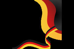 Twibbon background 2025 german unity day template design Product Image 2
