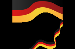Twibbon background 2025 german unity day template graphic Product Image 2