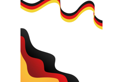 Twibbon background 2025 german unity day template isolated Product Image 1