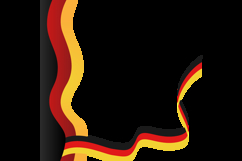 Twibbon background 2025 german unity day template vector Product Image 2