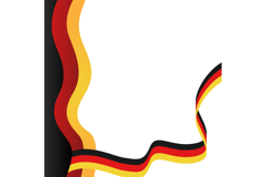 Twibbon background 2025 german unity day template vector Product Image 1
