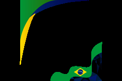 Twibbon banner 2025 brazil republic day template concept Product Image 2